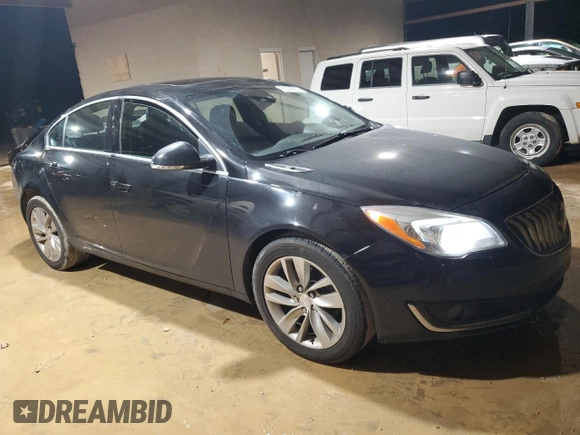 2017 Buick Regal Premium II with VIN 2G4GR5GX3H9132705, listed as a Copart auction lot 85296914 with 131,119 mi miles and Salvage Title. Bid and sale history available at carsss.com. Image 4.