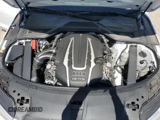 2017 Audi A8 L Sport with VIN WAU43AFD7HN005619, listed as a Copart auction lot 49042905 with 57,256 mi miles and Salvage Title. Bid and sale history available at carsss.com. Image 11.