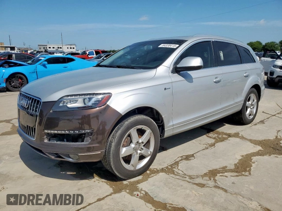 2015 Audi Q7 Premium Plus with VIN WA1LGAFE3FD022460, listed as a Copart auction lot 64338415 with 169,479 mi miles and Clean title. Bid and sale history available at DreamBid. Image 1.