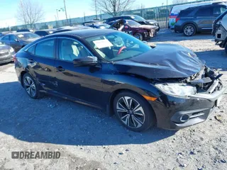 2016 Honda Civic Sedan EX-T with VIN 19XFC1F32GE206768, listed as a IAAI auction lot 41270610 with 35,827 mi miles. Bid and sale history available at carsss.com. Image 1.