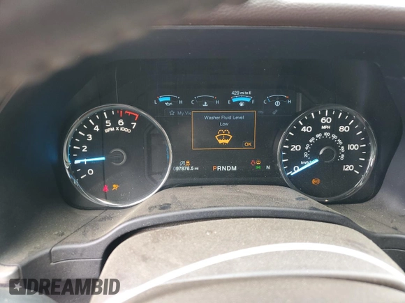 2019 Ford F-150 XL with VIN 1FTEW1C41KFB19166, listed as a Copart auction lot 53800144 with 97,876 mi miles and Salvage Title. Bid and sale history available at DreamBid. Image 9.