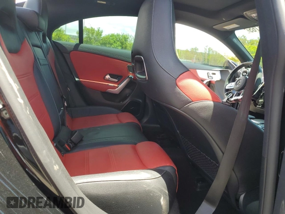 2021 Mercedes-Benz CLA 45 AMG with VIN W1K5J5DB2MN162304, listed as a Copart auction lot 57717765 with 36,101 mi miles and Salvage title. Bid and sale history available at DreamBid. Image 10.