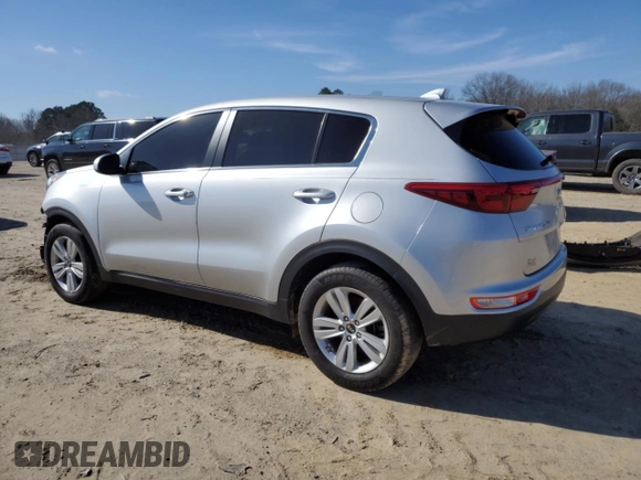 2017 Kia Sportage LX with VIN KNDPM3AC9H7232676, listed as a Copart auction lot 43742805 with 136,794 mi miles and Salvage Title. Bid and sale history available at carsss.com. Image 2.