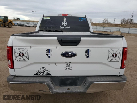 2017 Ford F-150 XL with VIN 1FTEW1E87HKD75473, listed as a Copart auction lot 85866994 with Not Provided miles and Non Repairable. Bid and sale history available at carsss.com. Image 6.