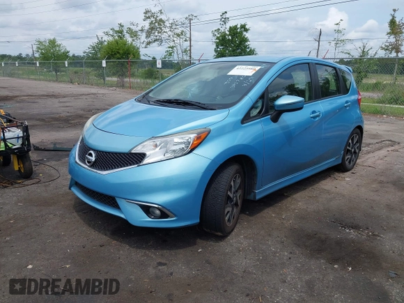 2015 Nissan Note S Plus z VIN 3N1CE2CP6FL395786, wystawiony jako IAAI lot #42225980 z przebiegiem 82 361 mil mil oraz . Historia ofert i sprzedaży dostępna na DreamBid. Obrazek 2.