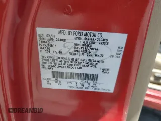 2005 Ford Escape Limited with VIN 1FMCU94185KD75148, listed as a Copart auction lot 54935905 with 148,888 mi miles and Salvage title. Bid and sale history available at DreamBid. Image 13.