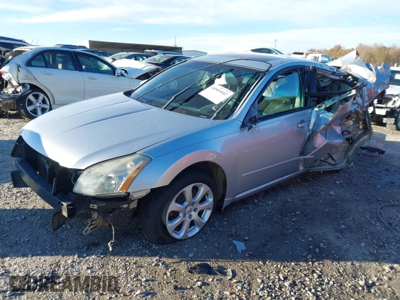 2007 Nissan Maxima 3.5 SE with VIN 1N4BA41E17C814017, listed as a IAAI auction lot 40909507 with 193,581 mi miles. Bid and sale history available at carsss.com. Image 2.