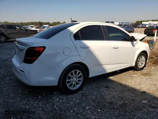 2017 Chevrolet Sonic LT with VIN 1G1JD5SH6H4130810, listed as a Copart auction lot 46839195 with 0 mi miles and Salvage Title. Bid and sale history available at carsss.com. Image 3.