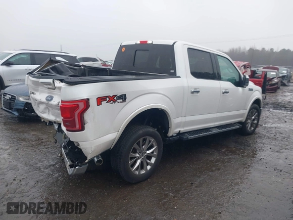 2017 Ford F-150 XL with VIN 1FTEW1EF2HKD05328, listed as a IAAI auction lot 41544424 with 159,107 mi miles. Bid and sale history available at carsss.com. Image 4.