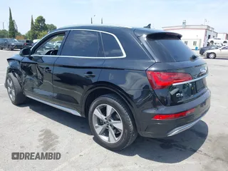 2023 Audi Q5 Premium with VIN WA1ABAFY2P2132364, listed as a IAAI auction lot 42272904 with 20,326 mi miles and . Bid and sale history available at DreamBid. Image 3.