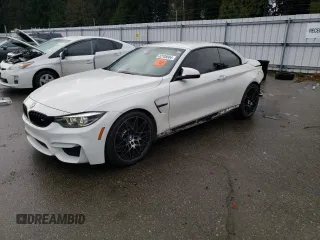 2018 BMW M4 z VIN WBS4Z9C59JED31212, wystawiony jako Copart lot #82708004 z przebiegiem 66 398 mil mil oraz Szkoda całkowita • Salvage title. Historia ofert i sprzedaży dostępna na DreamBid. Obrazek 1.