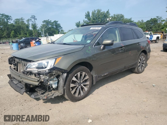 2015 Subaru Outback Limited with VIN 4S4BSELC0F3215189, listed as a Copart auction lot 59930765 with 190,314 mi miles and Salvage title. Bid and sale history available at DreamBid. Image 1.