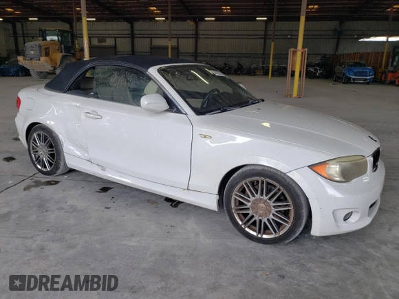 2012 BMW 1 Series 128i with VIN WBAUN1C5XCVH84372, listed as a Copart auction lot 54162815 with 127,420 mi miles and Clean title. Bid and sale history available at DreamBid. Image 4.
