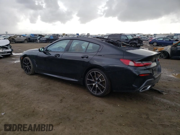 2022 BMW 8 Series 840i with VIN WBAGV2C04NCH43645, listed as a Copart auction lot 46637683 with 25,806 mi miles and . Bid and sale history available at DreamBid. Image 2.
