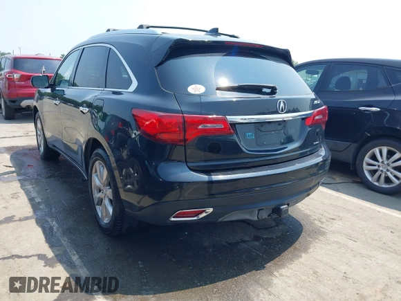 2014 Acura MDX Advance with VIN 5FRYD4H84EB032918, listed as a IAAI auction lot 42399048 with 160,523 mi miles and . Bid and sale history available at DreamBid. Image 3.