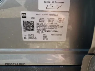 2023 Cadillac XT6 AWD Luxury with VIN 1GYKPBR43PZ106884, listed as a Copart auction lot 45300875 with 37,334 mi miles and Salvage Title. Bid and sale history available at carsss.com. Image 15.