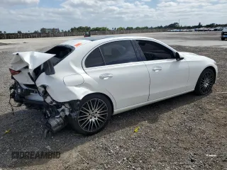 2024 Mercedes-Benz C 300 with VIN W1KAF4GB8RR190033, listed as a Copart auction lot 54198385 with 18,501 mi miles and Non Repairable. Bid and sale history available at DreamBid. Image 3.
