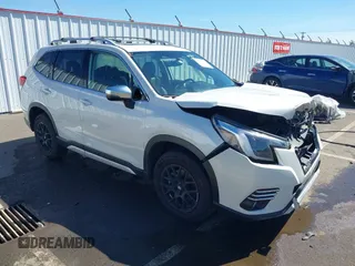 2022 Subaru Forester Touring with VIN JF2SKARC9NH445126, listed as a IAAI auction lot 42350111 with 61,998 mi miles and . Bid and sale history available at DreamBid. Image 1.