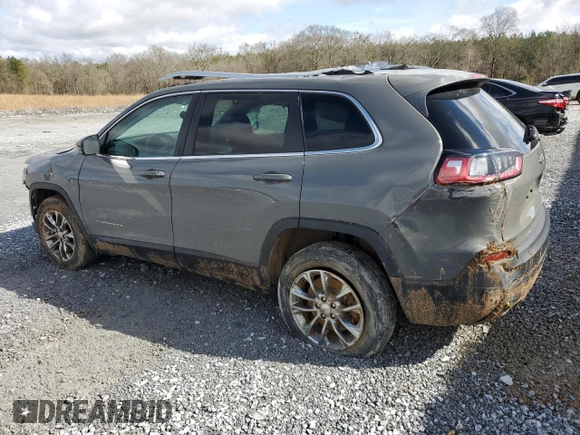 2021 Jeep Cherokee Latitude Lux with VIN 1C4PJLMX8MD144043, listed as a Copart auction lot 45337245 with 27,582 mi miles and Salvage Title. Bid and sale history available at carsss.com. Image 2.