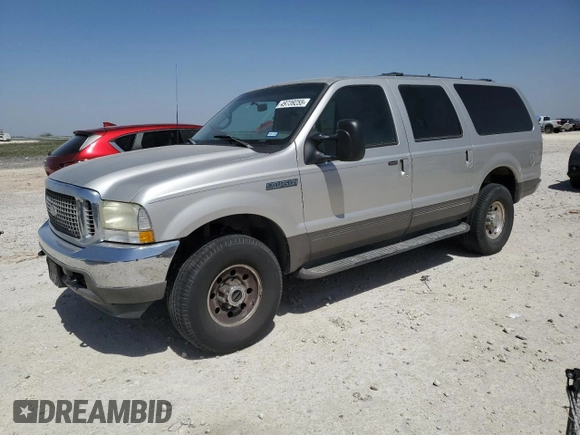 2002 Ford Excursion XLT с VIN 1FMNU41S12EB66529, выставлен на аукционе Copart как лот 49739255 с пробегом 188 896 миль миль и Чистый • Clean title. История ставок и продаж доступна на DreamBid. Изображение 1.