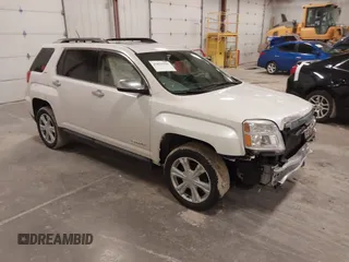 2017 GMC Terrain SLT with VIN 2GKFLUE38H6325210, listed as a IAAI auction lot 41839196 with 76,465 mi miles. Bid and sale history available at carsss.com. Image 1.