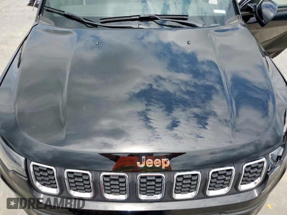 2025 Jeep Compass Sport with VIN 3C4NJDAN0ST515350, listed as a Copart auction lot 55109645 with 10,091 mi miles and Salvage title. Bid and sale history available at DreamBid. Image 12.