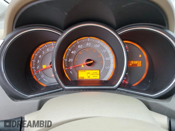 2009 Nissan Murano SL with VIN JN8AZ18WX9W131556, listed as a Copart auction lot 50274765 with 193,858 mi miles and Salvage Title. Bid and sale history available at carsss.com. Image 9.