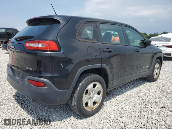2015 Jeep Cherokee Sport z VIN 1C4PJLAB1FW632654, wystawiony jako Copart lot #65179455 z przebiegiem 220 647 mil mil oraz Szkoda całkowita • Salvage title. Historia ofert i sprzedaży dostępna na DreamBid. Obrazek 3.