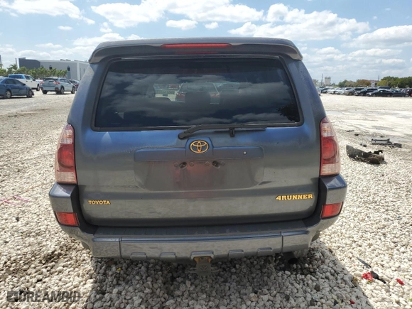 2005 Toyota 4Runner SR5 with VIN JTEZU14R450049182, listed as a Copart auction lot 52213355 with 192,686 mi miles and Salvage Title. Bid and sale history available at carsss.com. Image 6.