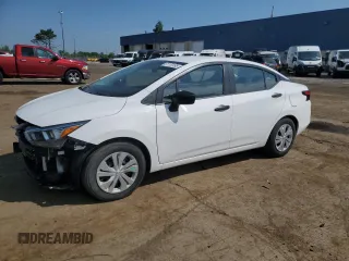 2021 Nissan Versa S with VIN 3N1CN8DV1ML818447, listed as a Copart auction lot 61170195 with 58,777 mi miles and Non repairable. Bid and sale history available at DreamBid. Image 1.