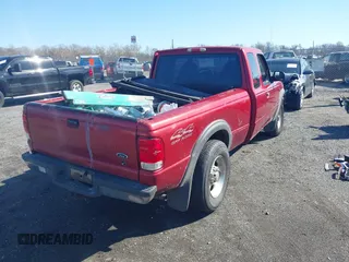 2000 Ford Ranger XL with VIN 1FTZR15V1YTB19905, listed as a IAAI auction lot 41833494 with 293,034 mi miles. Bid and sale history available at carsss.com. Image 4.