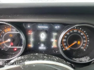 2023 Jeep Wrangler Unlimited Willys Sport with VIN 1C4HJXDMXPW596537, listed as a Copart auction lot 45043975 with 8,076 mi miles and Salvage Title. Bid and sale history available at DreamBid. Image 9.