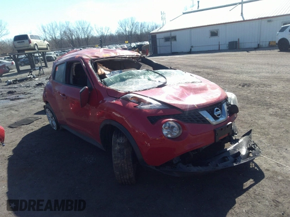 2016 Nissan Juke S with VIN JN8AF5MV2GT656896, listed as a IAAI auction lot 41663715 with Not Provided miles and . Bid and sale history available at carsss.com. Image 1.