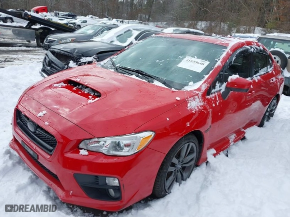 2016 Subaru WRX Premium with VIN JF1VA1E62G9819500, listed as a IAAI auction lot 41535640 with 77,932 mi miles. Bid and sale history available at carsss.com. Image 2.