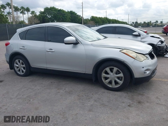 2008 Infiniti EX Journey with VIN JNKAJ09E88M301196, listed as a IAAI auction lot 41360056 with 106,013 mi miles and . Bid and sale history available at DreamBid. Image 1.