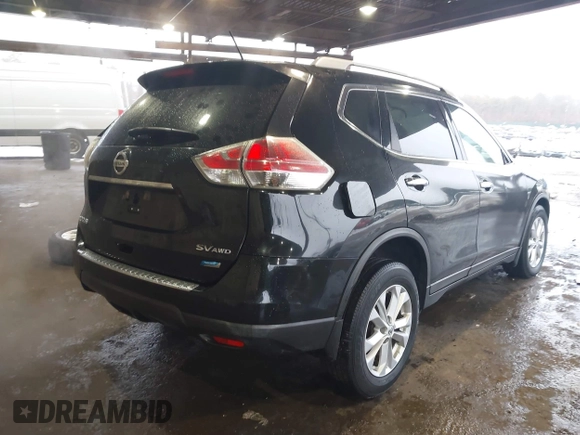 2014 Nissan Rogue S with VIN 5N1AT2MV5EC855520, listed as a IAAI auction lot 41510778 with 79,330 mi miles. Bid and sale history available at carsss.com. Image 4.