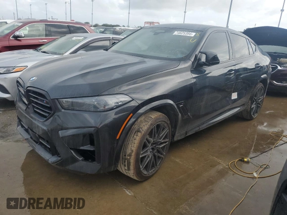2025 BMW X6 M with VIN 5YM23ET08S9W88182, listed as a Copart auction lot 74625394 with 1,281 mi miles and Non Repairable. Bid and sale history available at carsss.com. Image 1.