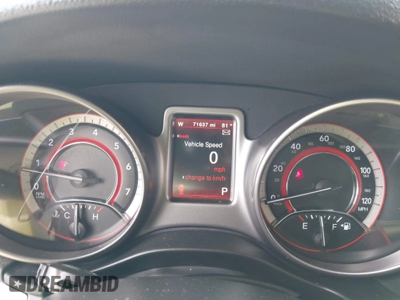 2018 Dodge Journey Crossroad with VIN 3C4PDDGG6JT387090, listed as a IAAI auction lot 41527077 with 71,637 mi miles and . Bid and sale history available at DreamBid. Image 7.