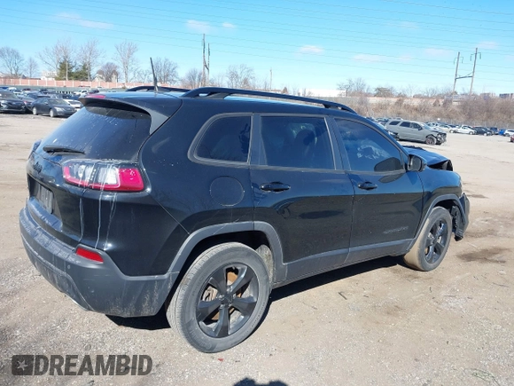 2020 Jeep Cherokee Altitude with VIN 1C4PJMLN5LD550821, listed as a IAAI auction lot 41624769 with 51,803 mi miles. Bid and sale history available at carsss.com. Image 4.