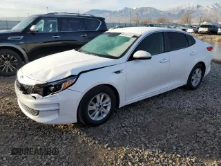 2016 Kia Optima LX z VIN KNAGT4L39G5082100, wystawiony jako Copart lot #85729744 z przebiegiem 86 968 mil mil oraz Szkoda całkowita • Salvage title. Historia ofert i sprzedaży dostępna na DreamBid. Obrazek 1.