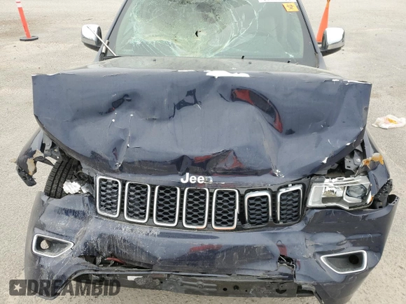 2017 Jeep Grand Cherokee Limited with VIN 1C4RJEBGXHC676994, listed as a Copart auction lot 50241105 with 91,378 mi miles and Salvage Title. Bid and sale history available at carsss.com. Image 12.
