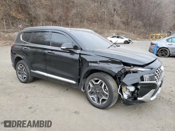 2023 Hyundai Santa Fe Limited with VIN 5NMS4DAL2PH624776, listed as a Copart auction lot 88330945 with 12,517 mi miles and Salvage Title. Bid and sale history available at carsss.com. Image 4.