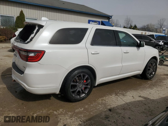 2017 Dodge Durango R/T with VIN 1C4SDHCT7HC606312, listed as a Copart auction lot 49839755 with 210,507 mi miles and Clean title. Bid and sale history available at DreamBid. Image 3.