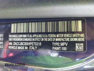 2017 Jeep Renegade Deserthawk z VIN ZACCJBCBXHPE70318, wystawiony jako IAAI lot #41922391 z przebiegiem Nie podano mil oraz . Historia ofert i sprzedaży dostępna na DreamBid. Obrazek 9.