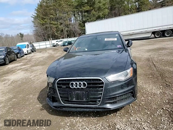 2015 Audi A6 Premium Plus with VIN WAUFGAFC5FN013221, listed as a Copart auction lot 48854395 with 155,728 mi miles and Salvage title. Bid and sale history available at DreamBid. Image 11.