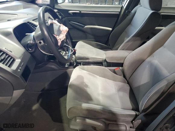2007 Honda Civic Sdn EX with VIN 1HGFA16817L010847, listed as a Copart auction lot 42578925 with 0 mi miles and Salvage Title. Bid and sale history available at carsss.com. Image 7.