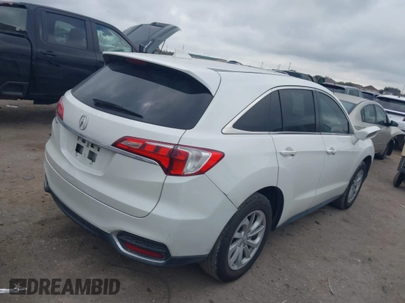 2017 Acura RDX with VIN 5J8TB3H31HL011012, listed as a IAAI auction lot 41504854 with 165,266 mi miles. Bid and sale history available at carsss.com. Image 4.