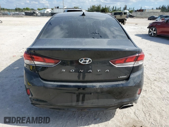 2018 Hyundai Sonata SEL with VIN 5NPE34AF0JH631990, listed as a Copart auction lot 53000595 with 41,736 mi miles and Salvage Title. Bid and sale history available at DreamBid. Image 6.