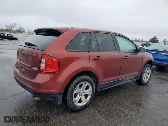2014 Ford Edge SEL with VIN 2FMDK3J99EBA18024, listed as a Copart auction lot 50928245 with 178,841 mi miles and Salvage Title. Bid and sale history available at carsss.com. Image 3.
