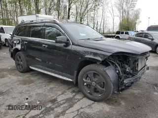 2019 Mercedes-Benz GLS 450 with VIN 4JGDF6EE2KB184299, listed as a Copart auction lot 52910754 with 72,737 mi miles and Salvage Title. Bid and sale history available at DreamBid. Image 4.